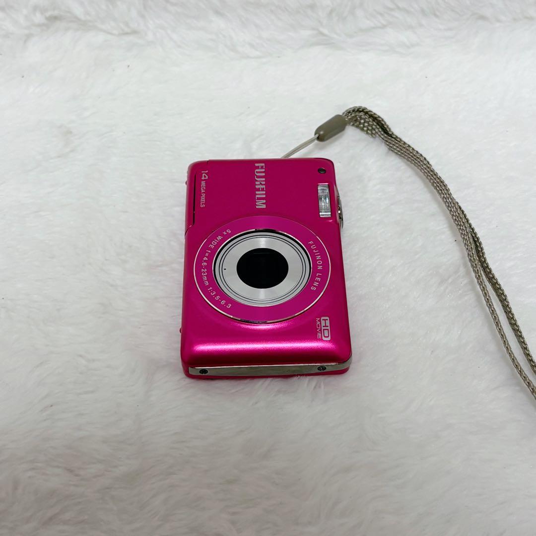 【外観極美品】FUJIFILM FinePix JX500 ピンクデジカメ