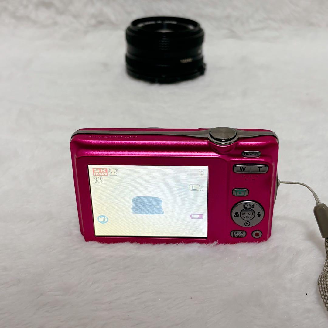 【外観極美品】FUJIFILM FinePix JX500 ピンクデジカメ