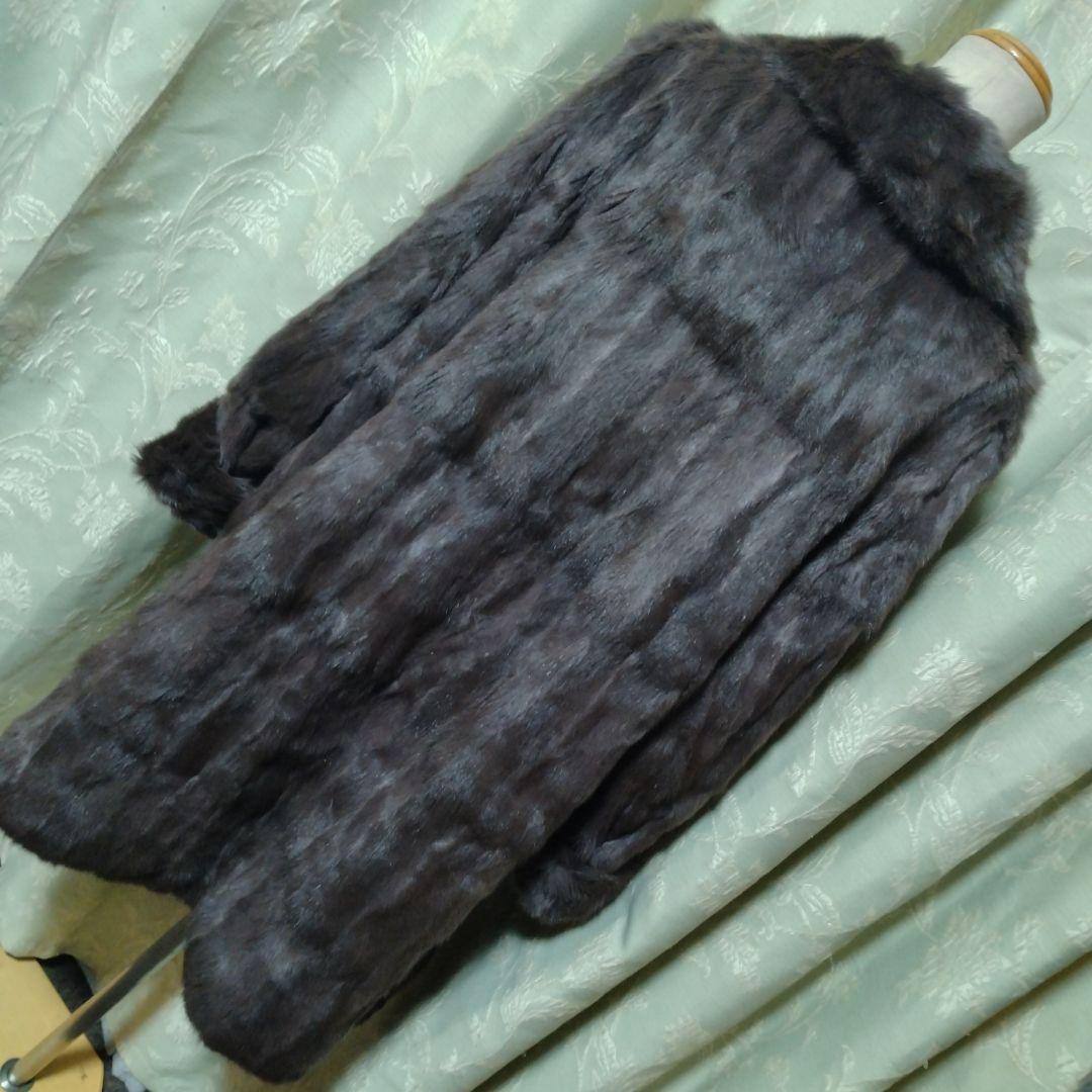 美品✩アルティマ✩リバーシブル✩柔らかいブラウン系✩ファーコート✩ロシアンリス