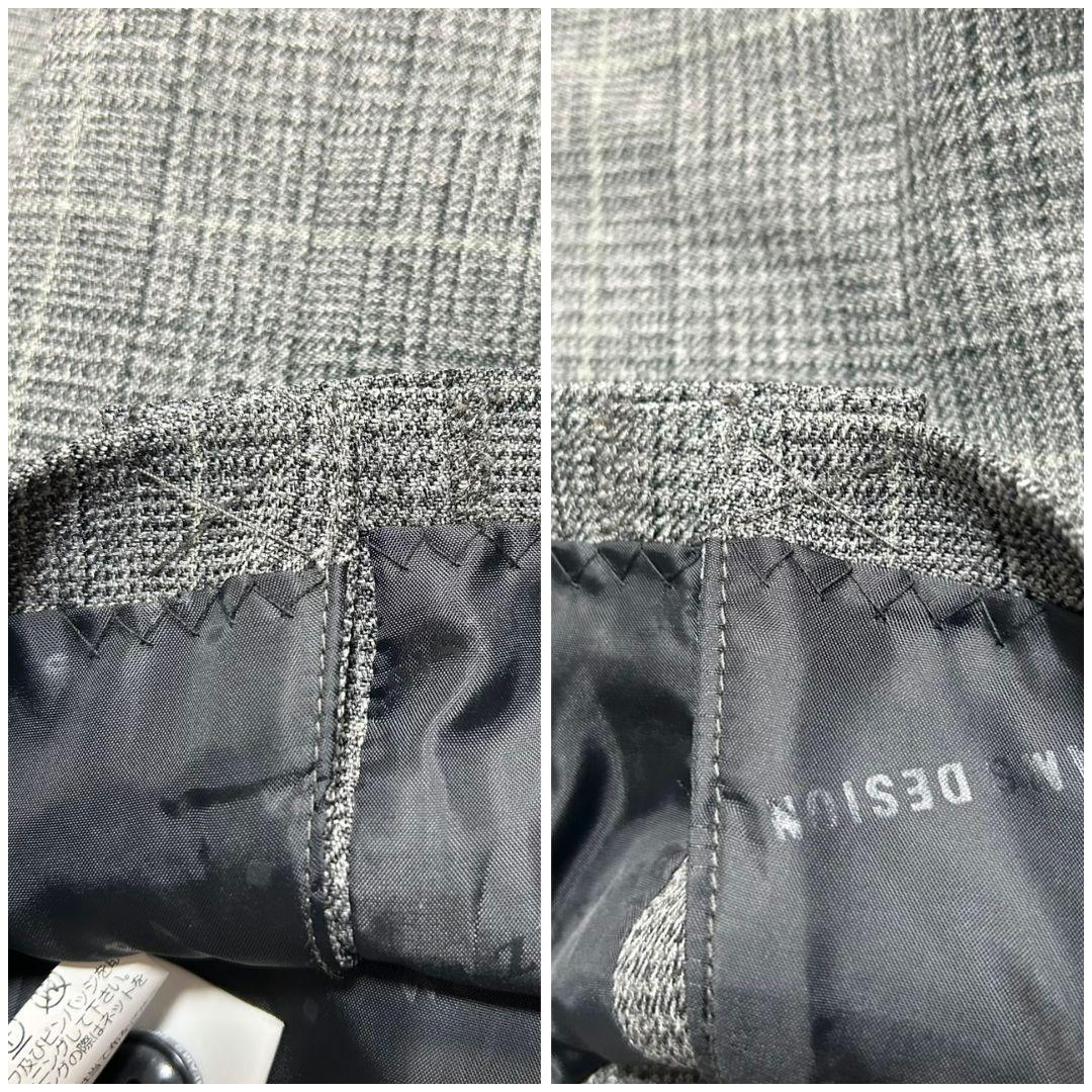 【美品】ワルツバイビームス フォーマル スーツ チェック グレー 男の子 130