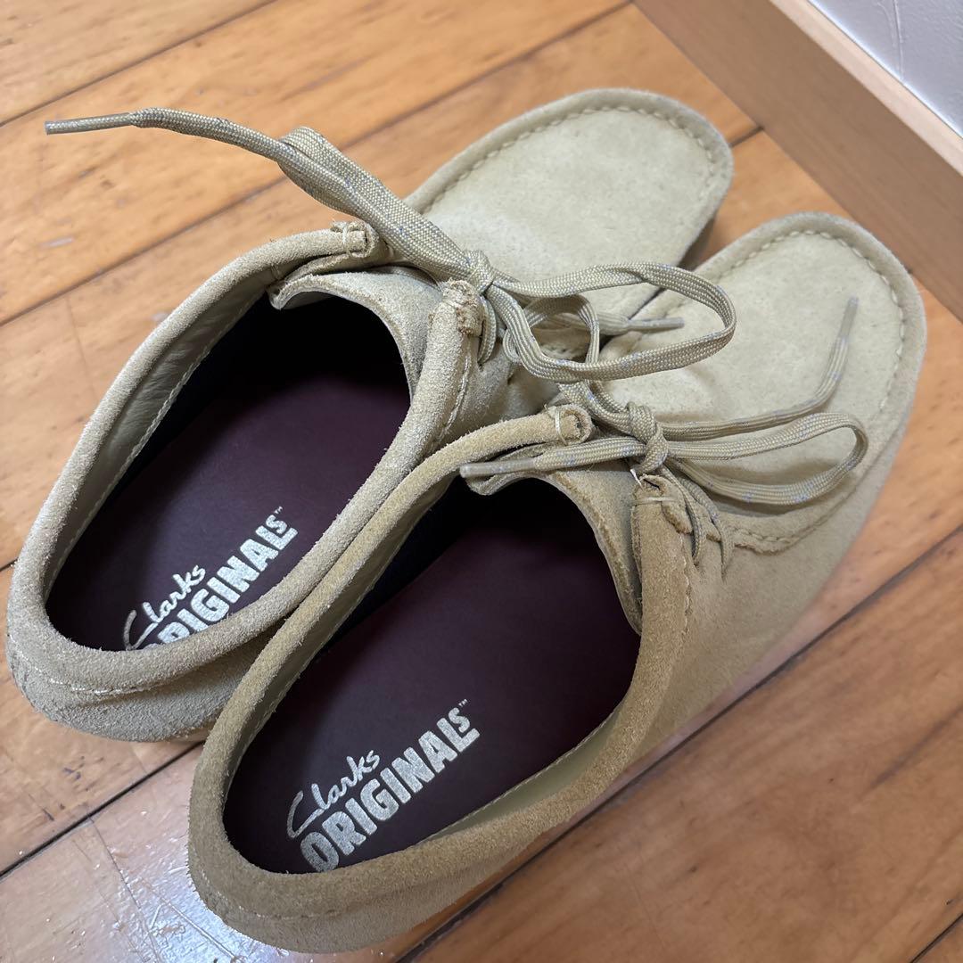 【美品】CLARKS WallabeeGTX 26cm