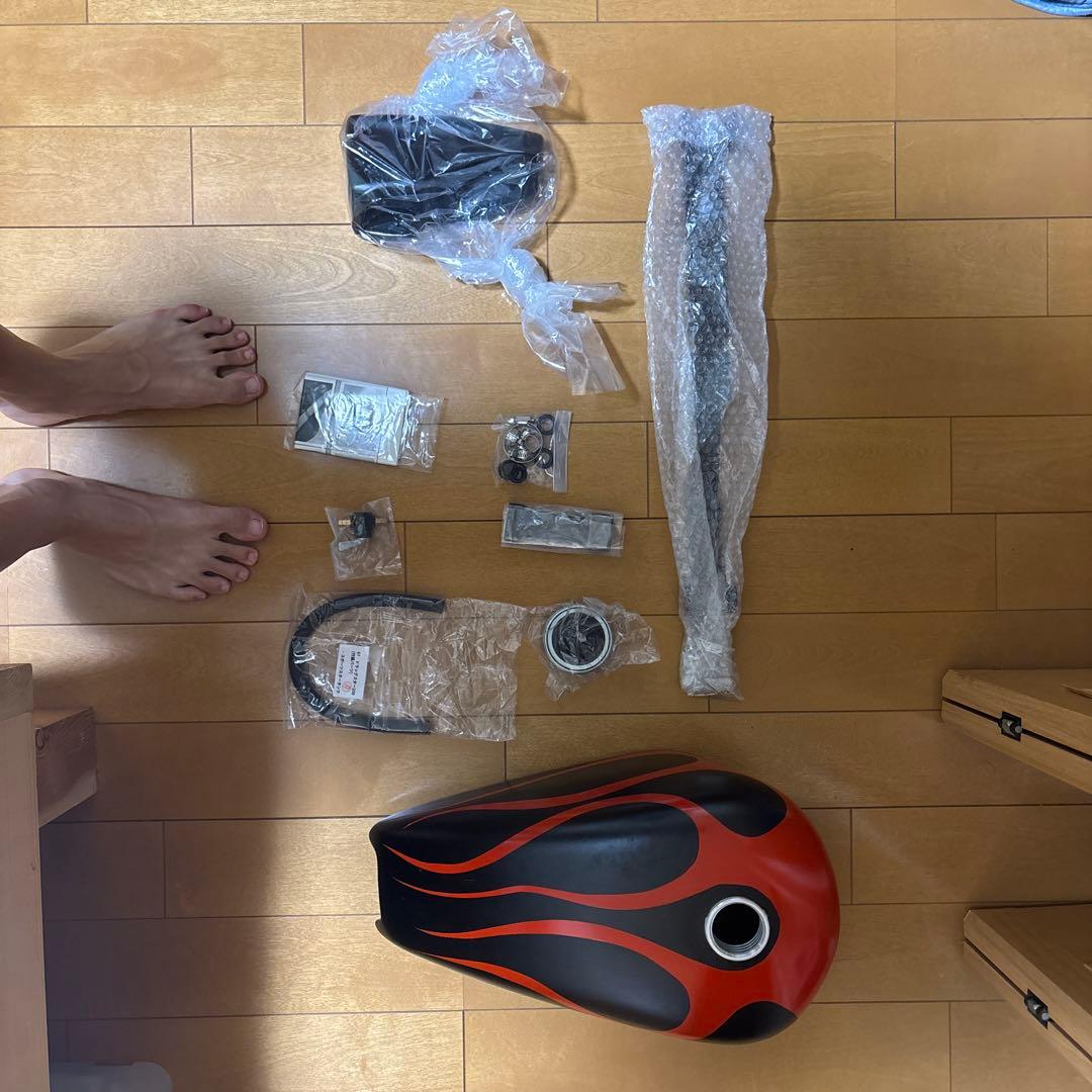 ドラッグスター250用 スポーツタンク