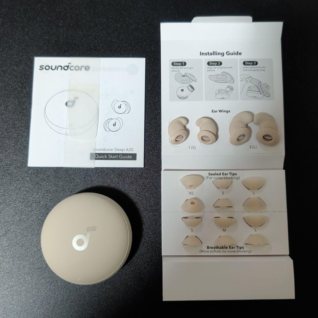 soundcore Sleep A20 ワイヤレスイヤホン