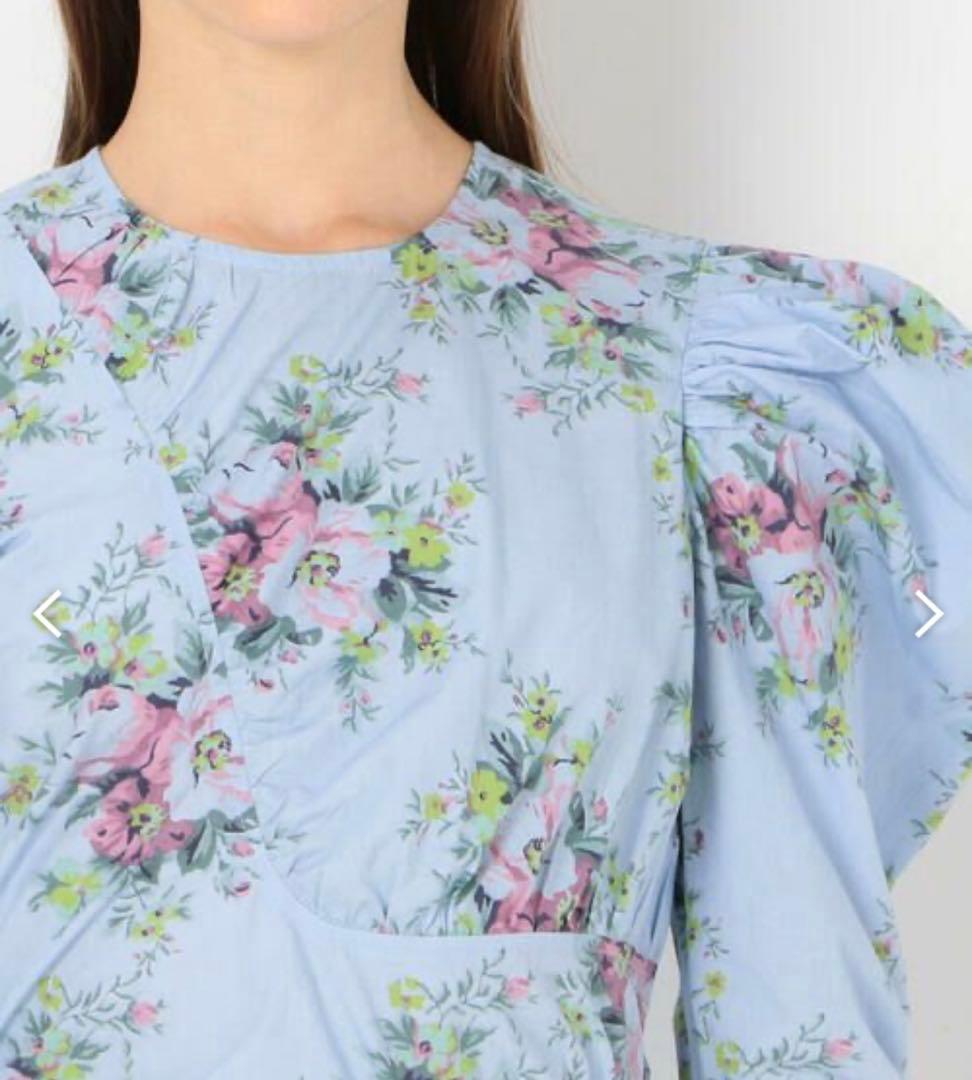 GANNI コットンフラワープリント