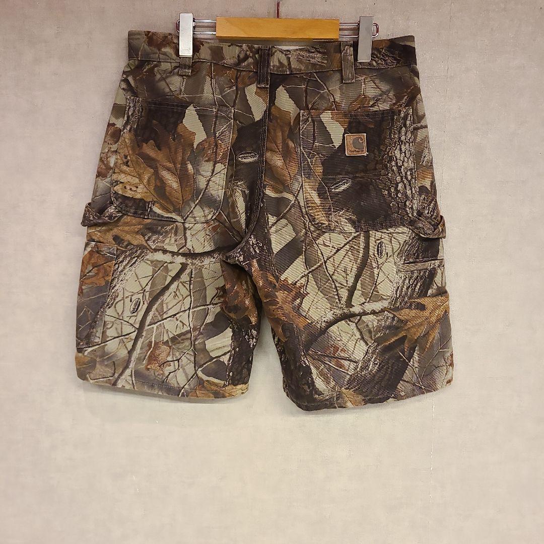 希少！2007年11月生産　カーハート　カーペンターショーツ　リアルツリーカモ