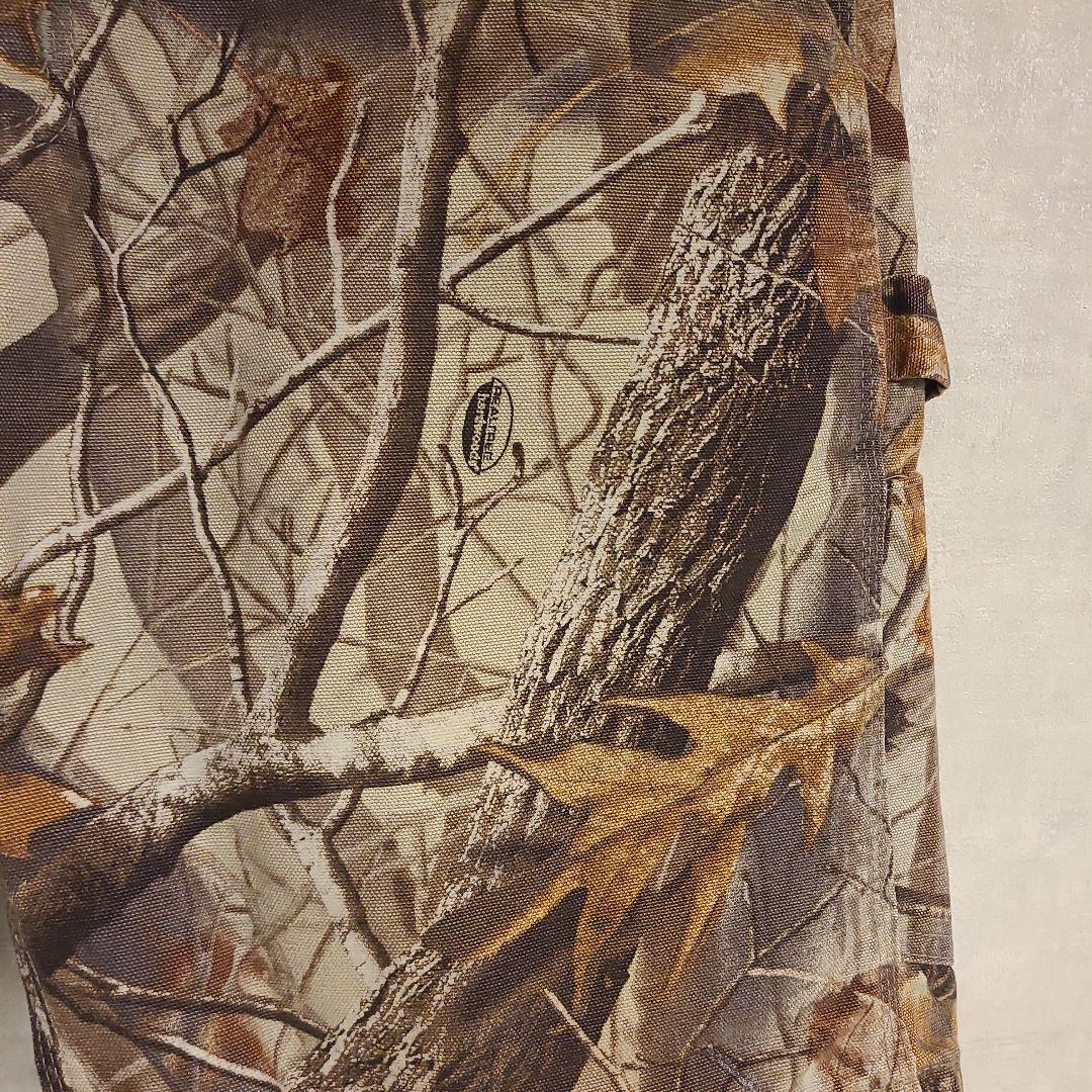 希少！2007年11月生産　カーハート　カーペンターショーツ　リアルツリーカモ