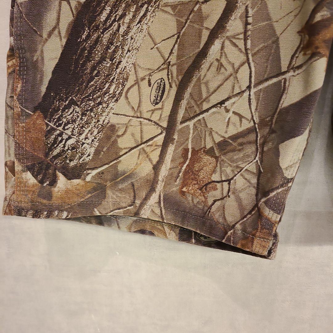 希少！2007年11月生産　カーハート　カーペンターショーツ　リアルツリーカモ