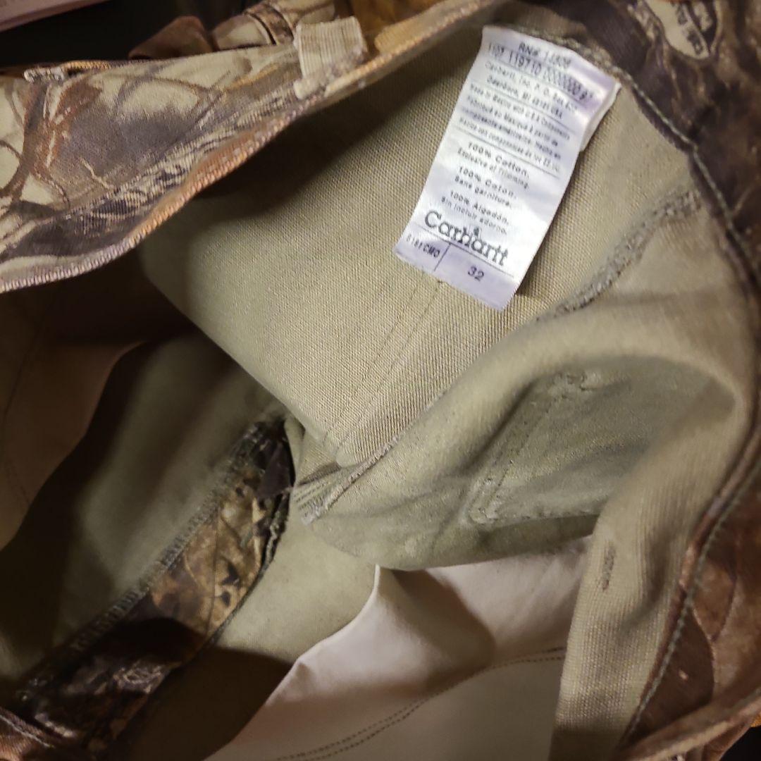 希少！2007年11月生産　カーハート　カーペンターショーツ　リアルツリーカモ