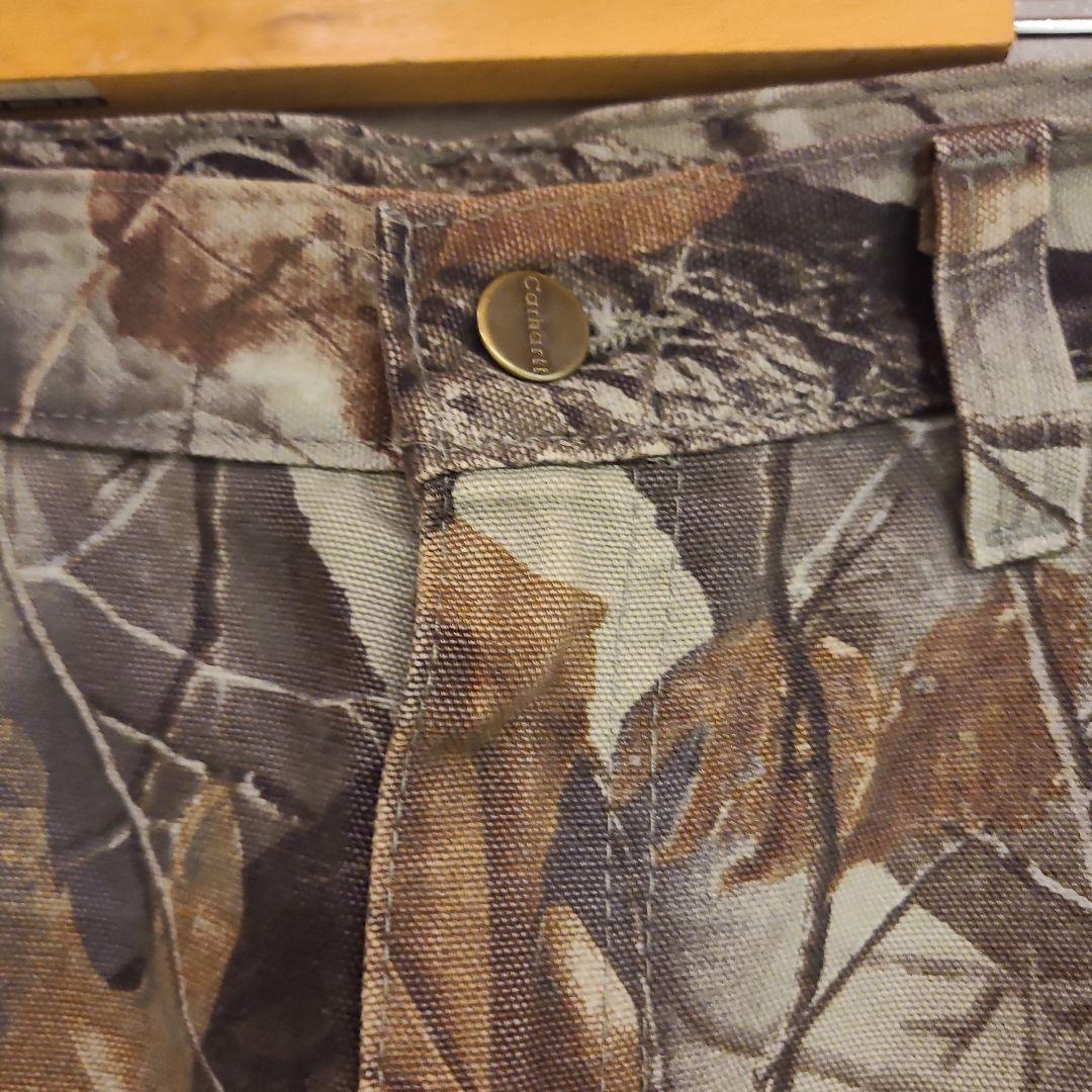 希少！2007年11月生産　カーハート　カーペンターショーツ　リアルツリーカモ