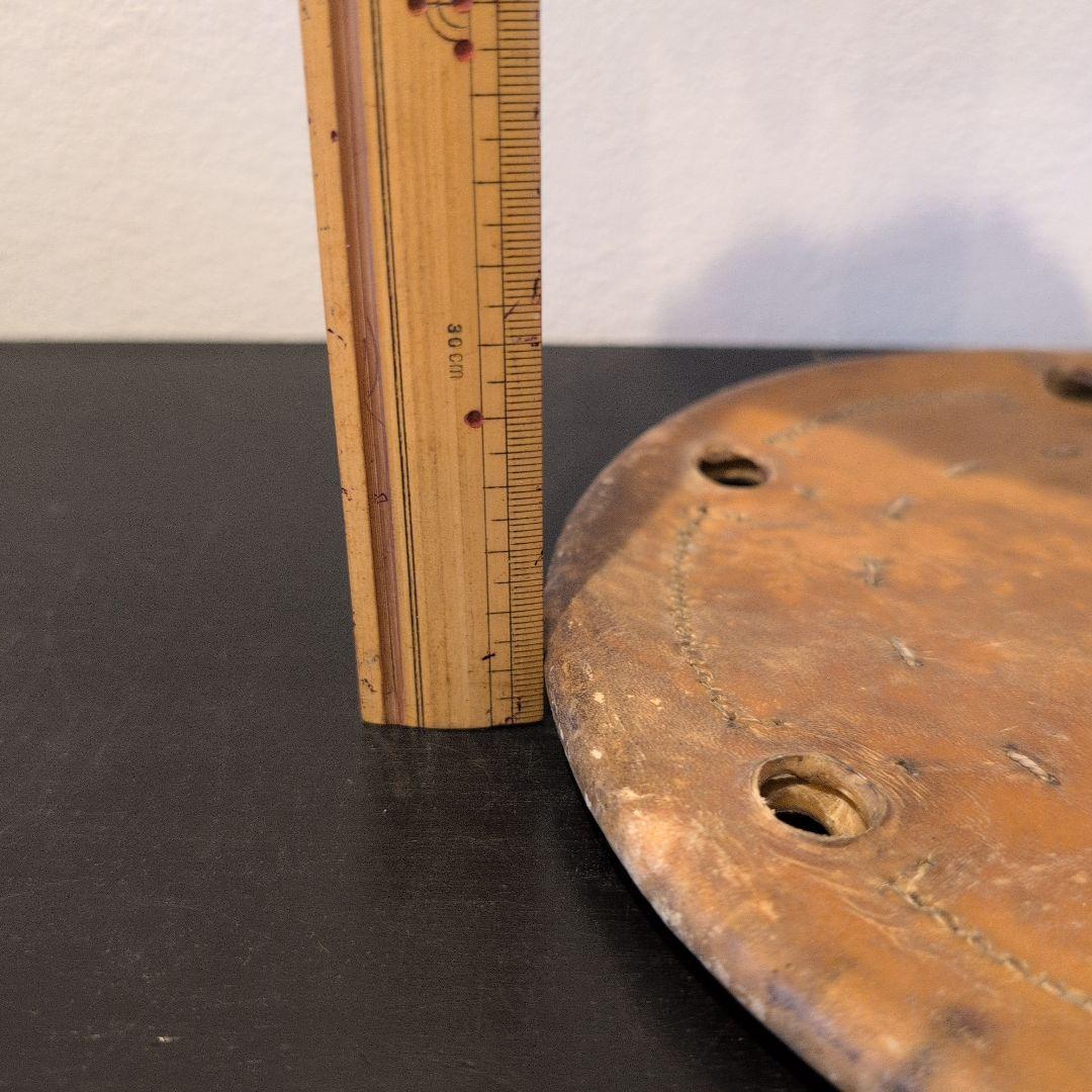 仏具　江戸寛政期　鉦吾　一心撞木　大鼓の打面（2枚）