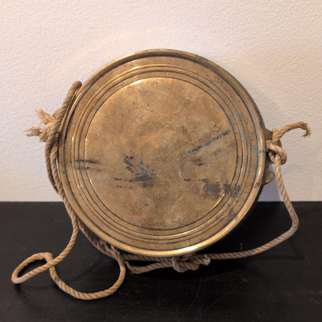 仏具　江戸寛政期　鉦吾　一心撞木　大鼓の打面（2枚）