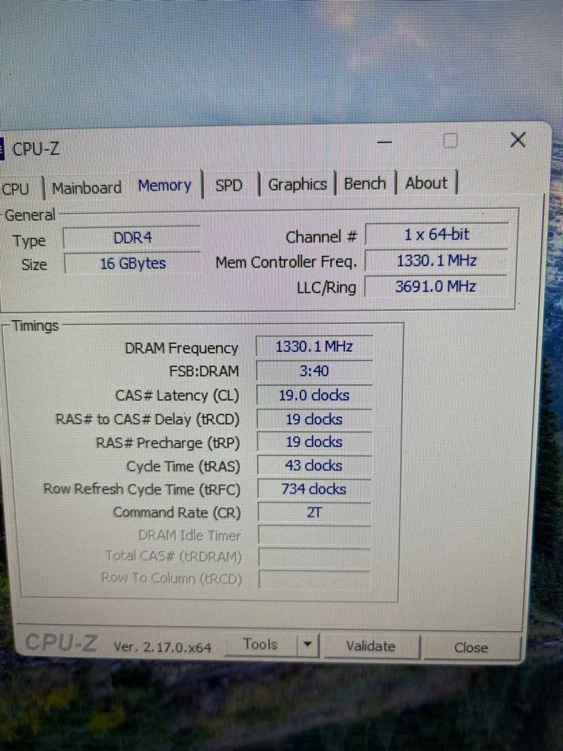 G.SKILL SNIPER X DDR4-3200 16GB 1枚