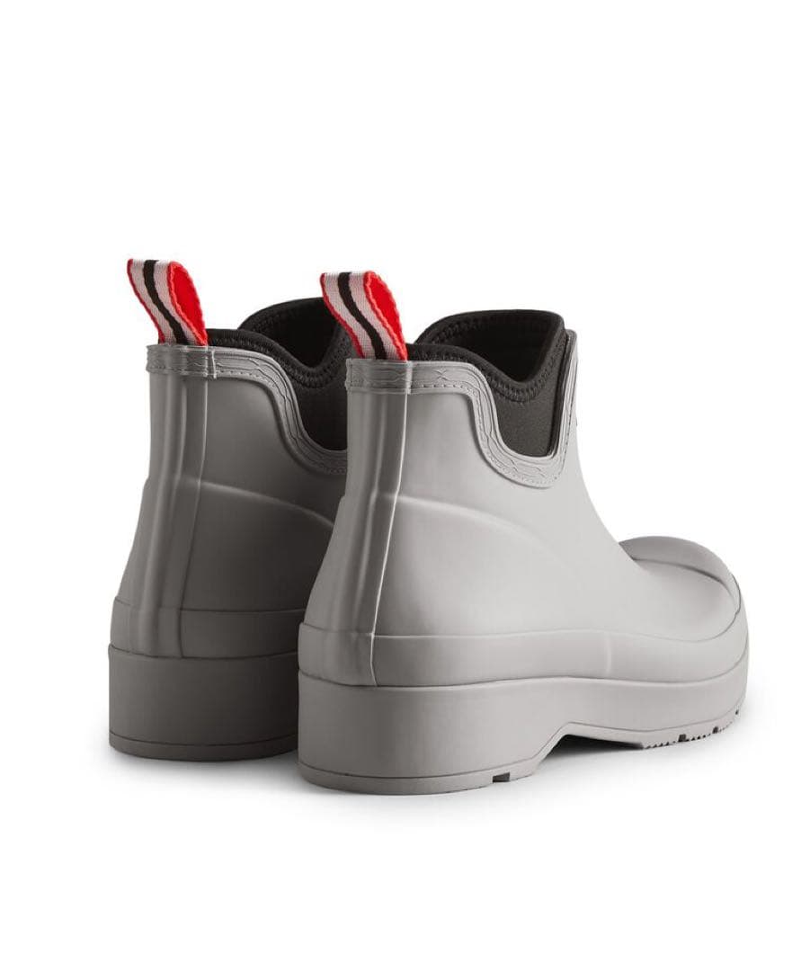 【極美品・試着のみ】HUNTER ショートレインブーツ グレー UK4 23cm