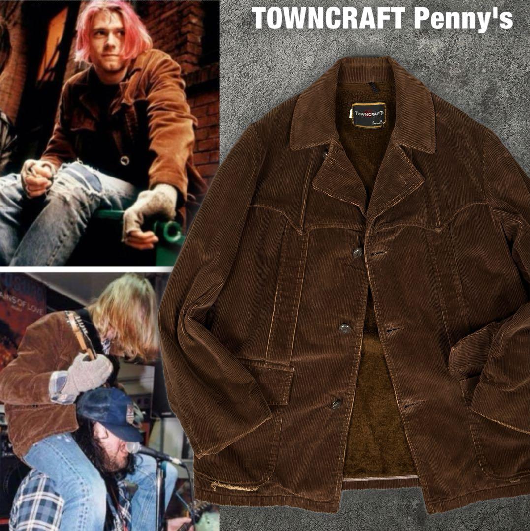 希少 カートコバーン着 TOWNCRAFT 60s 70s ランチコート