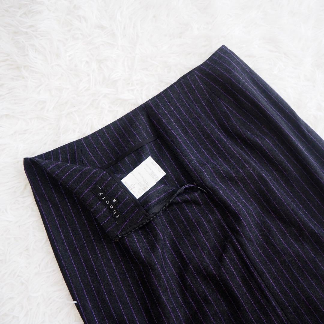 極美品 セオリー スーツセットアップ 上下 テーラードジャケット スカート