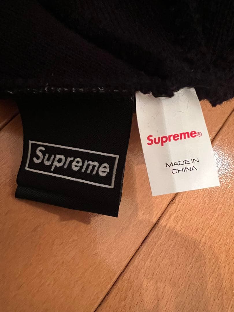 Supreme ニット帽 黒 Box Logo World Famous 美品