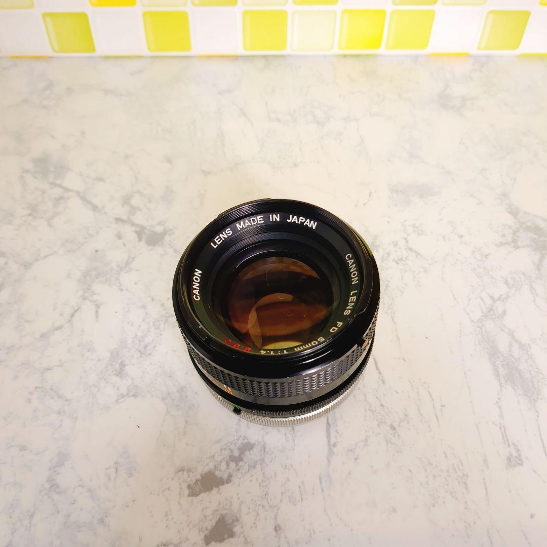 綺麗 Canon キャノン FD S.S.C 50mm F1.4 単焦点 レンズ