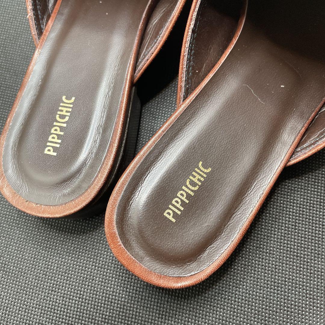 PIPPICHIC ピッピシック キルトスタッズミュール