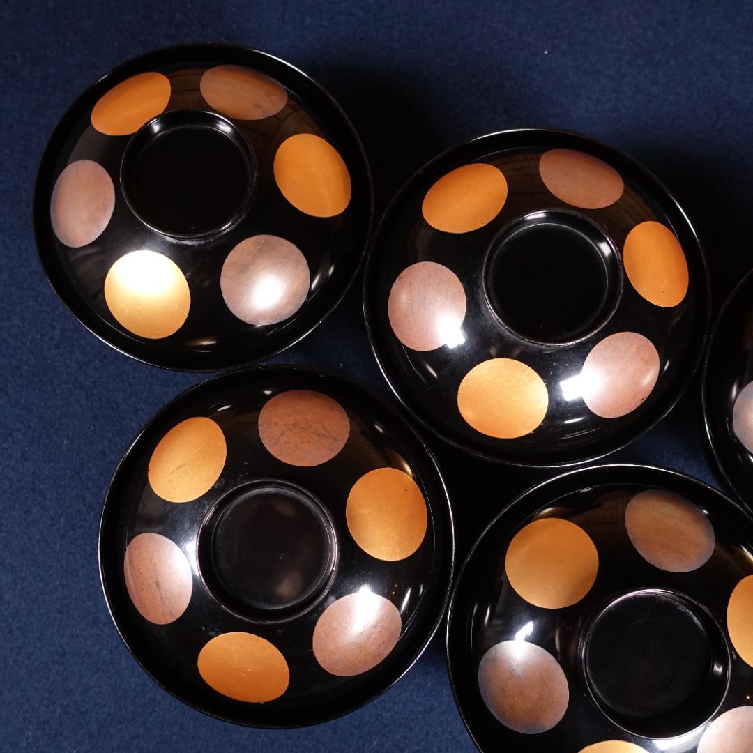 魯山人好の逸品 輪島塗日月椀 5客