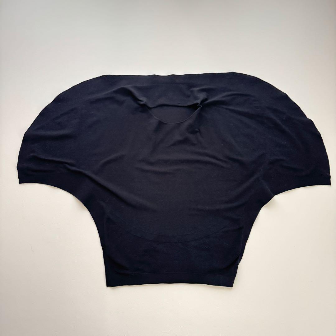 イッセイミヤケ A-POC 黒カットソー 立体デザイン メッシュ切替