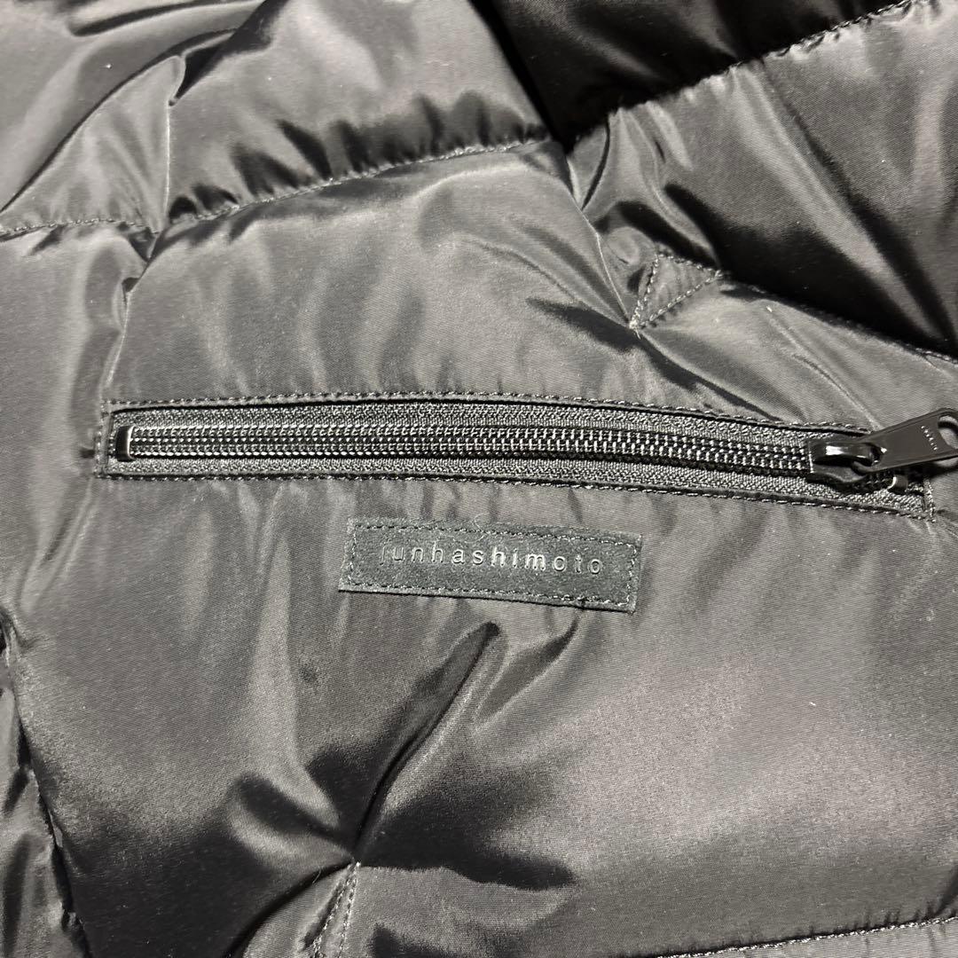 ロッキーマウンテンフェザーベッド　ジュンハシモト　ダウンベスト レザー　ブラック