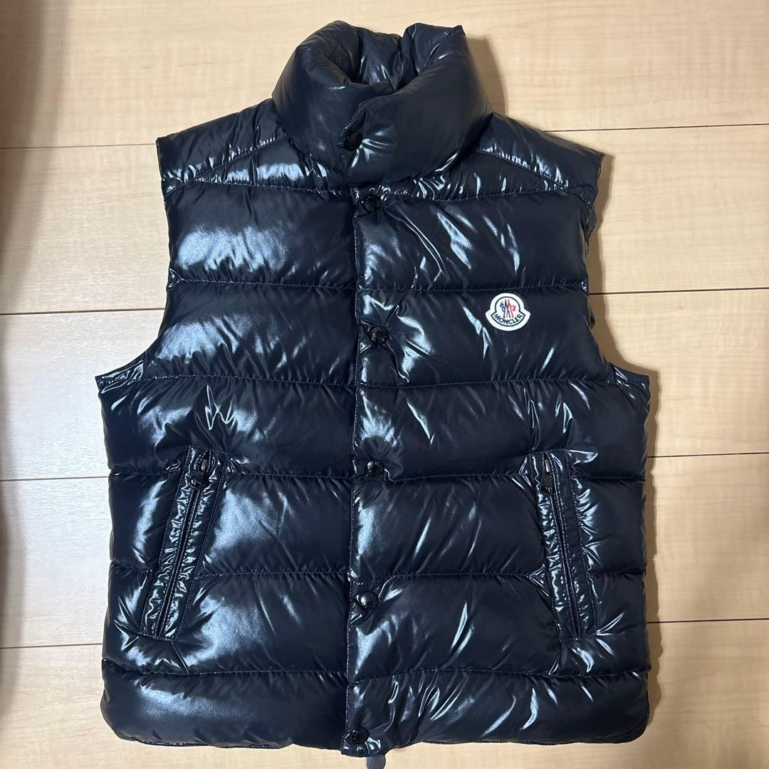 【極美品】MONCLER モンクレール メンズ ダウンベスト ジャケット 黒