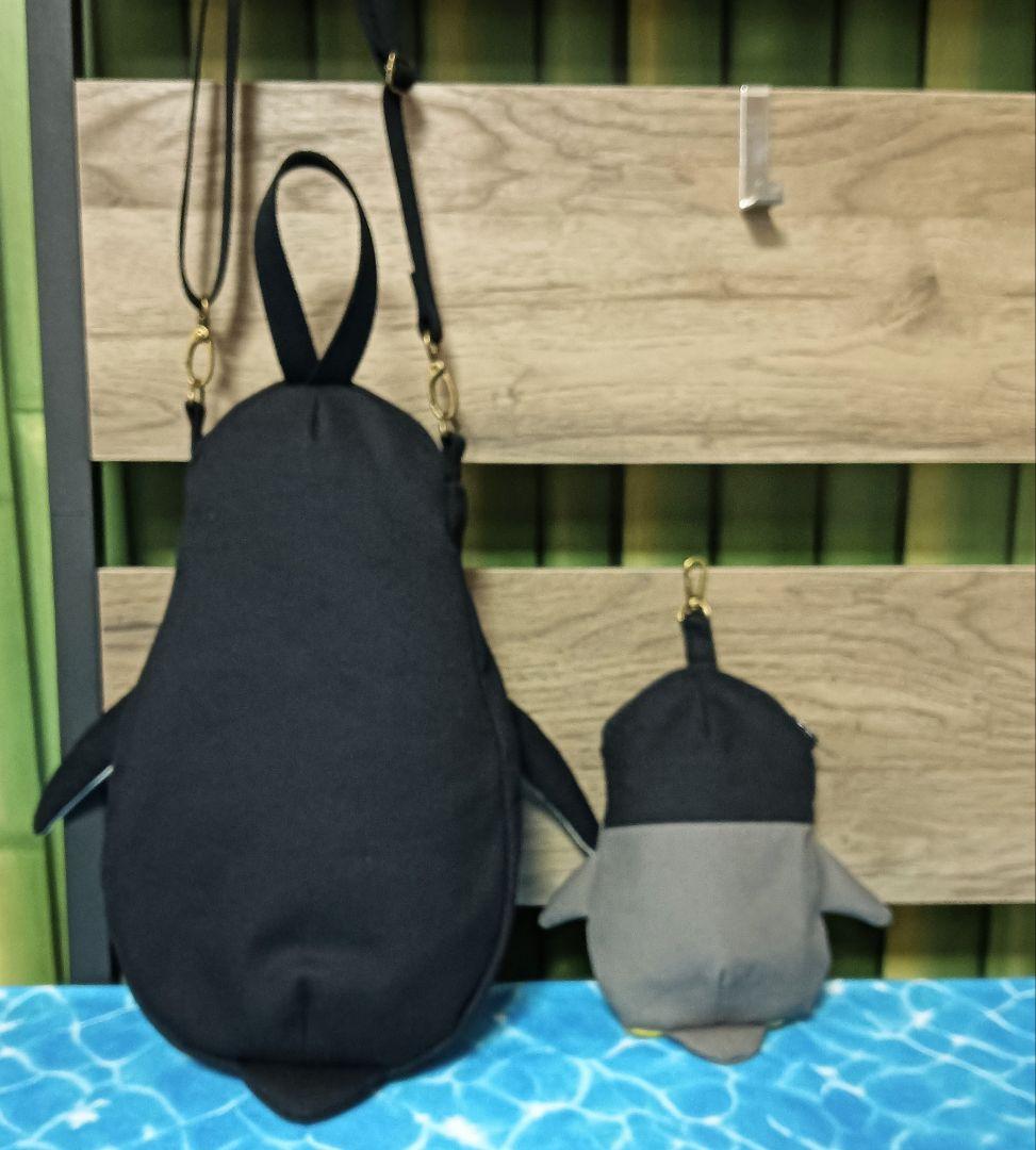 あいこです　金目鯛ショルダーバッグ　マンボウポーチ　ペンギン親子