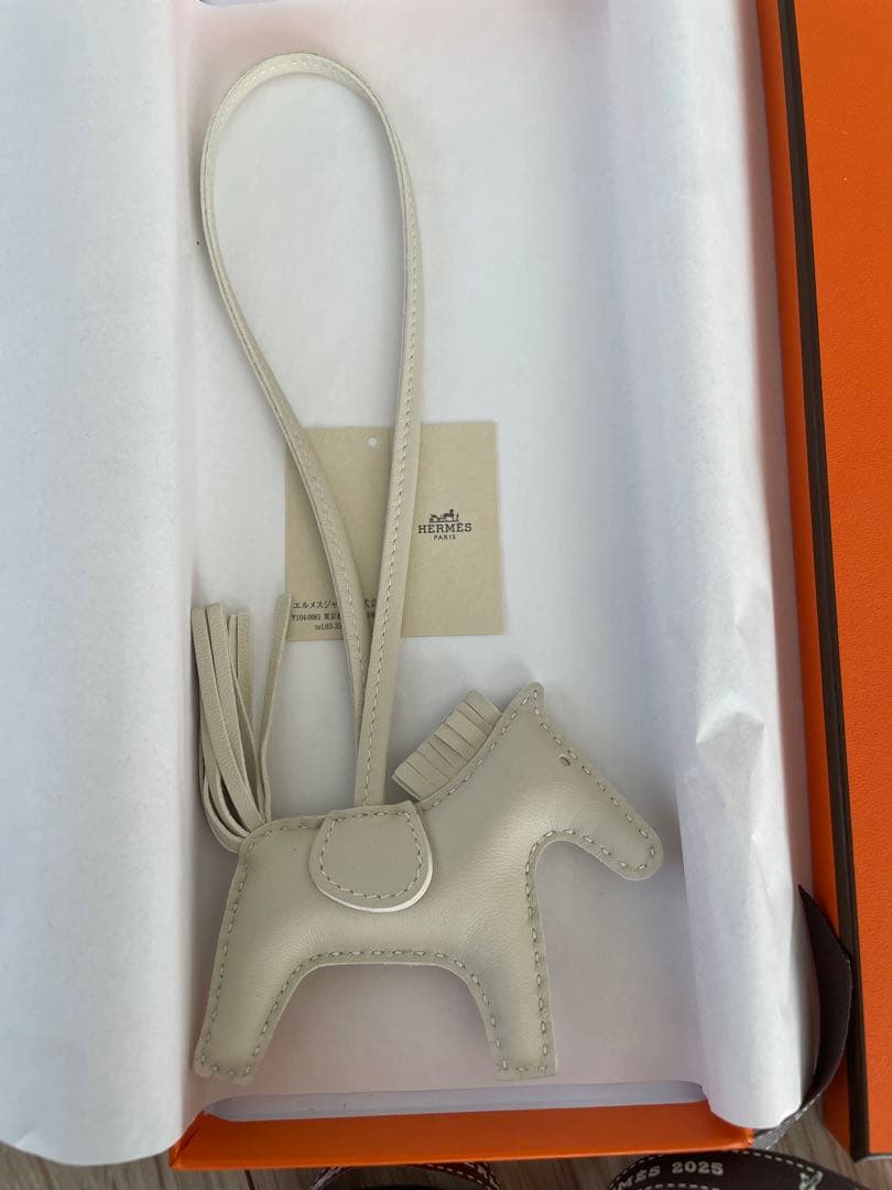 【エルメス】ロデオチャーム　pm ソークレ　人気色クレ