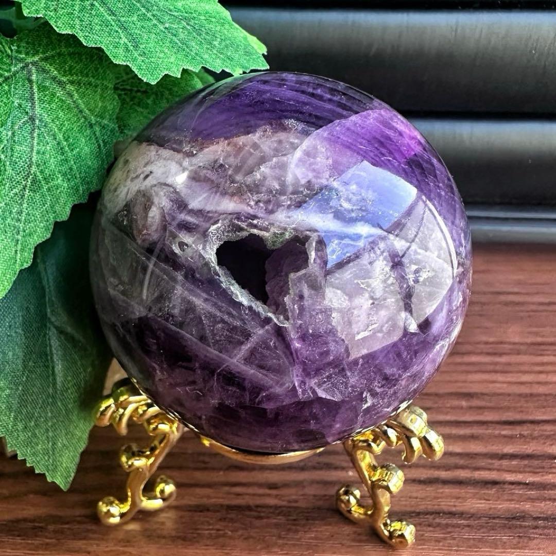 爆レア❗️レインボー☆フローライト 丸玉☆癒しパワーパワーストーン天然石A1153