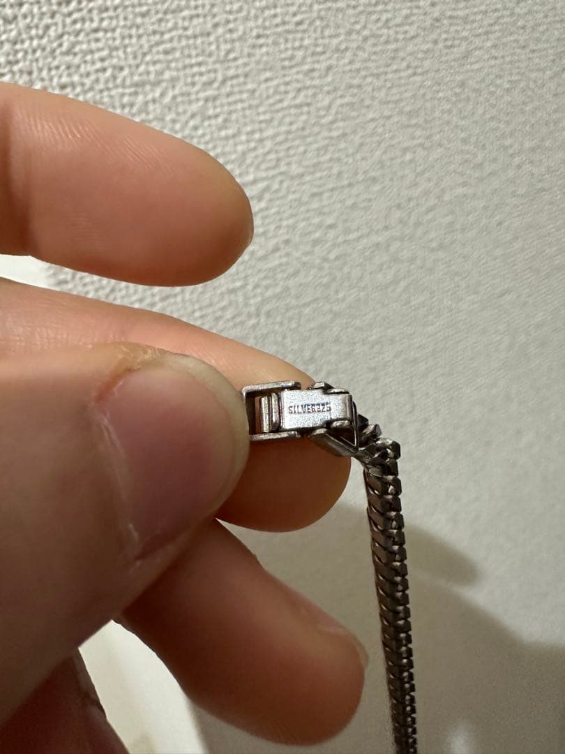 (925) スカルリングとウォレットチェーンセット