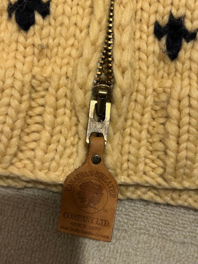 サ*ラ様 90’s 希少　カナディアンセーター　カウチン