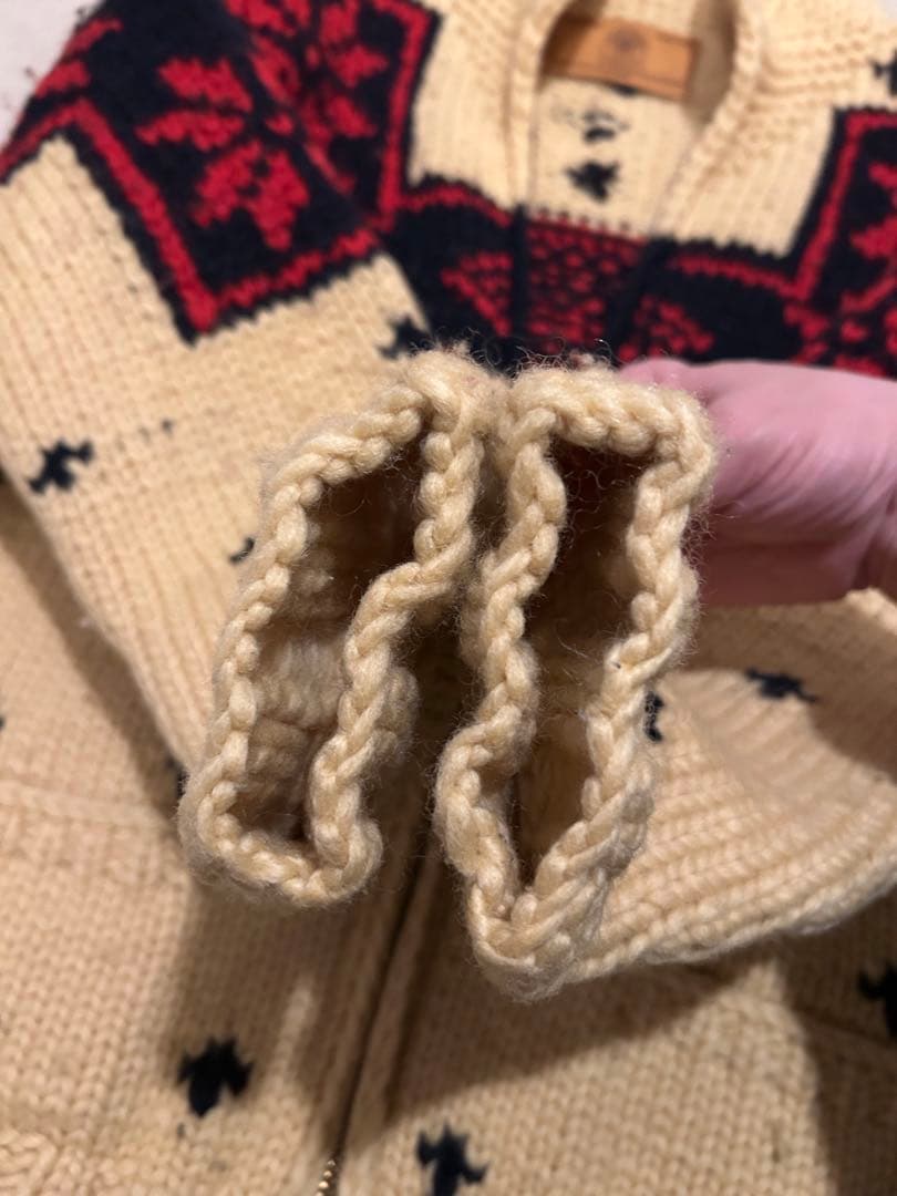 サ*ラ様 90’s 希少　カナディアンセーター　カウチン