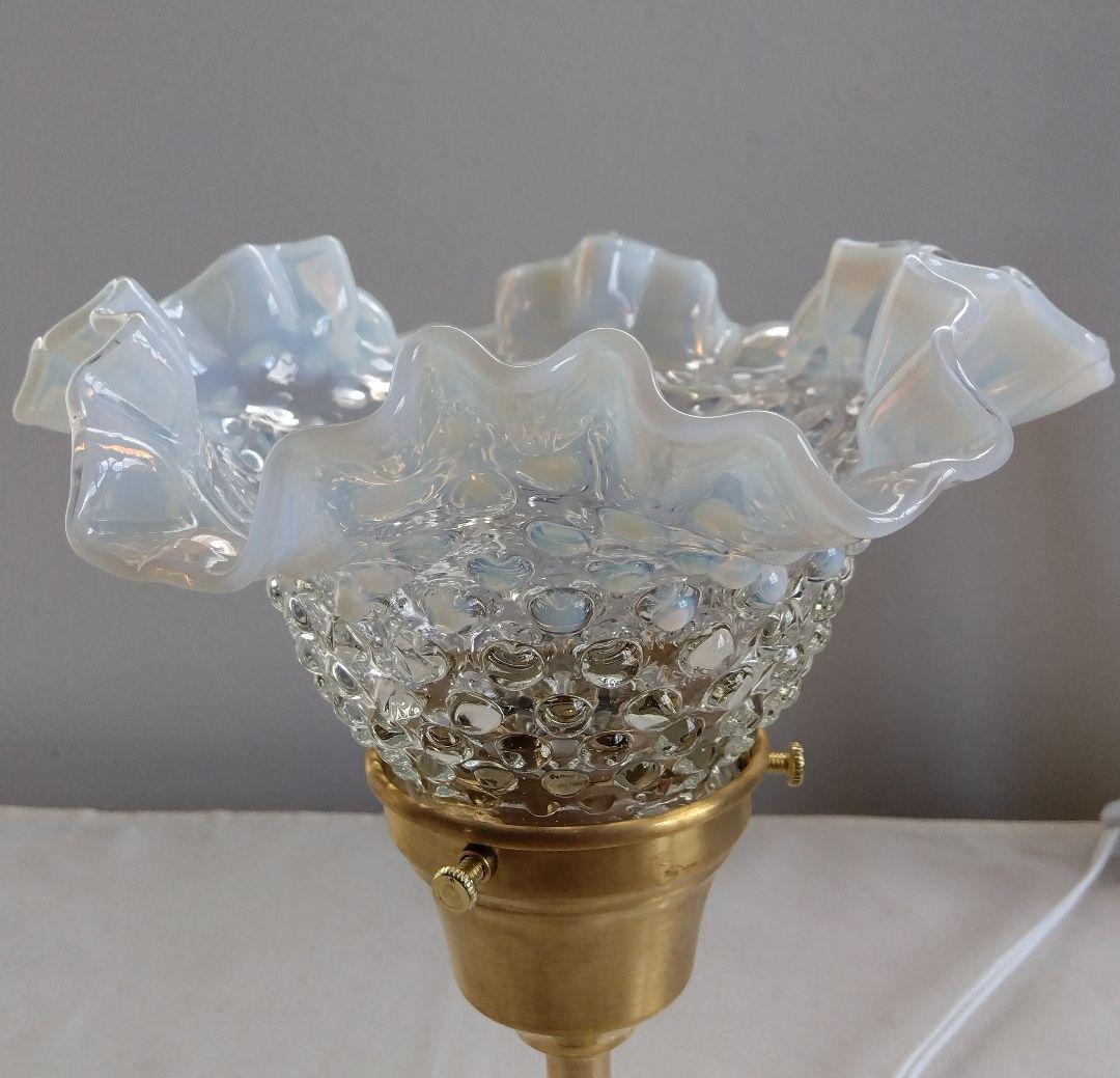 ☆美☆フェントン フレンチ オパールセント テーブルランプ レア!