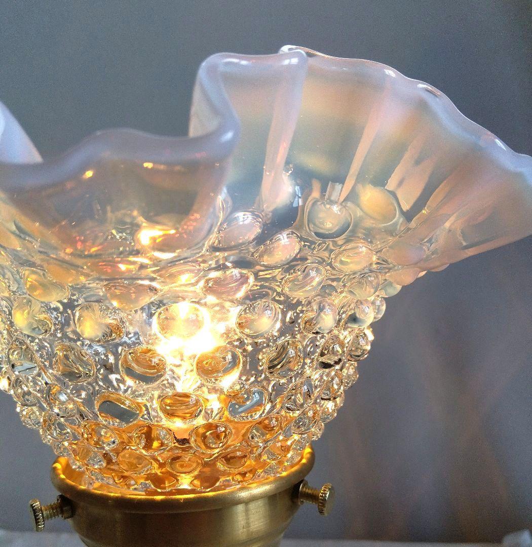 ☆美☆フェントン フレンチ オパールセント テーブルランプ レア!