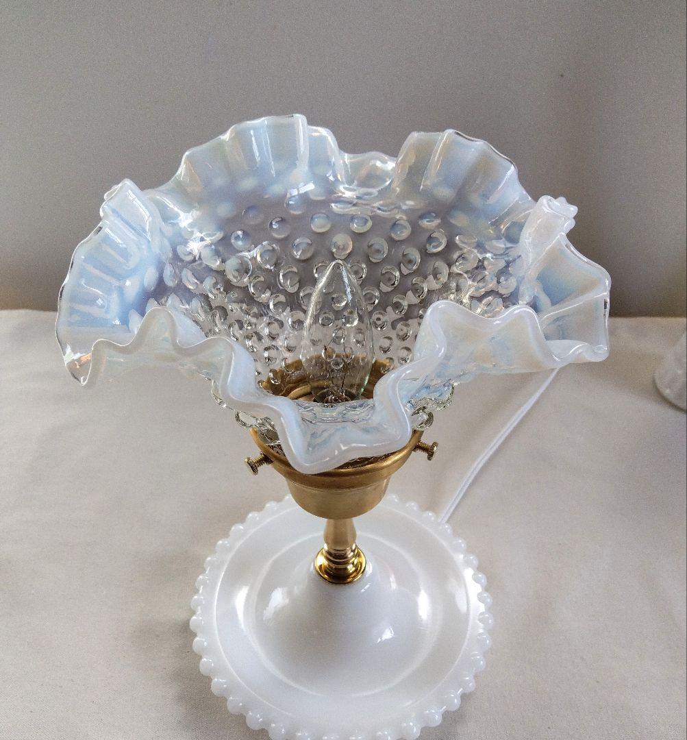 ☆美☆フェントン フレンチ オパールセント テーブルランプ レア!