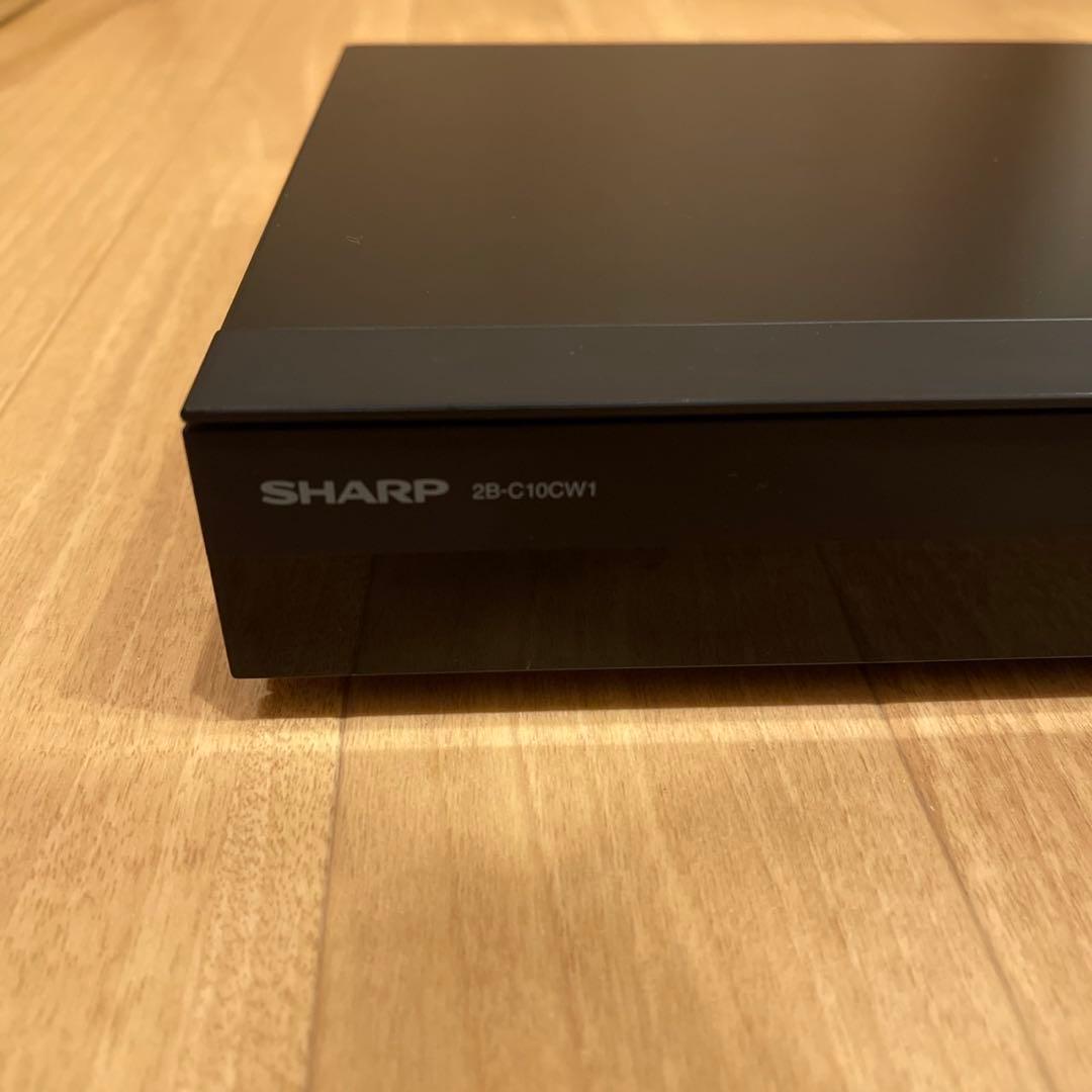 SHARP ブルーレイレコーダー 2B-C10CW1 リモコンなし