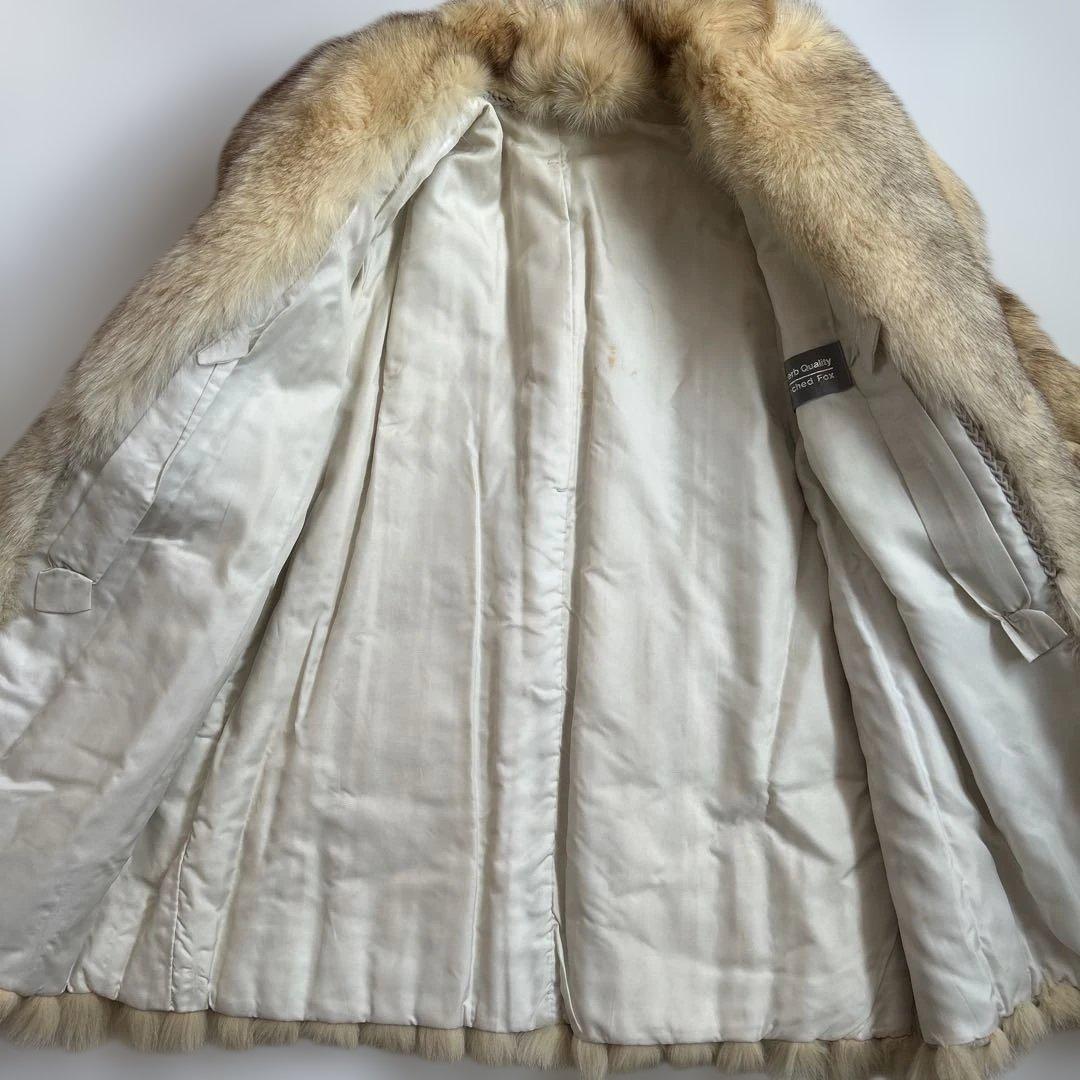 SAGA FOX 毛皮コート 高級 フォックスファー　13号