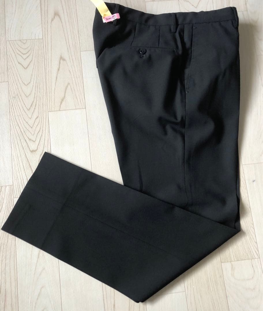 INCOTEX インコテックス　ブラック スラックス サイズ46