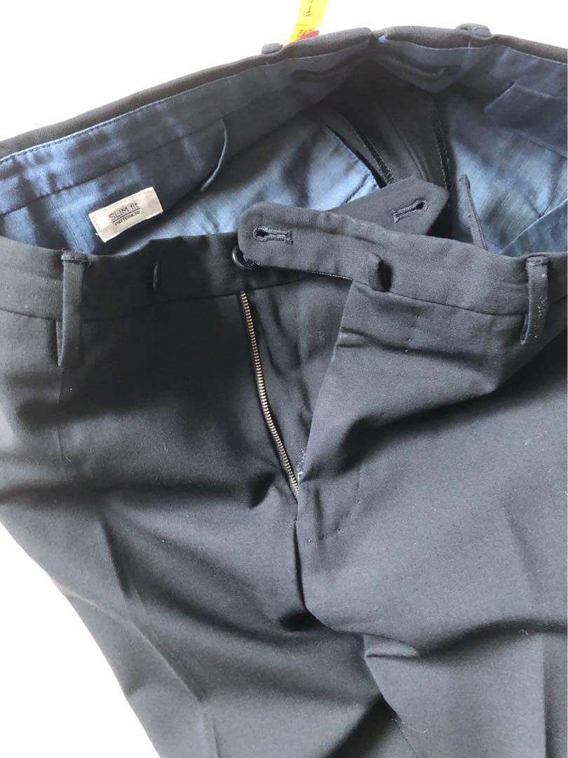 INCOTEX インコテックス　ブラック スラックス サイズ46