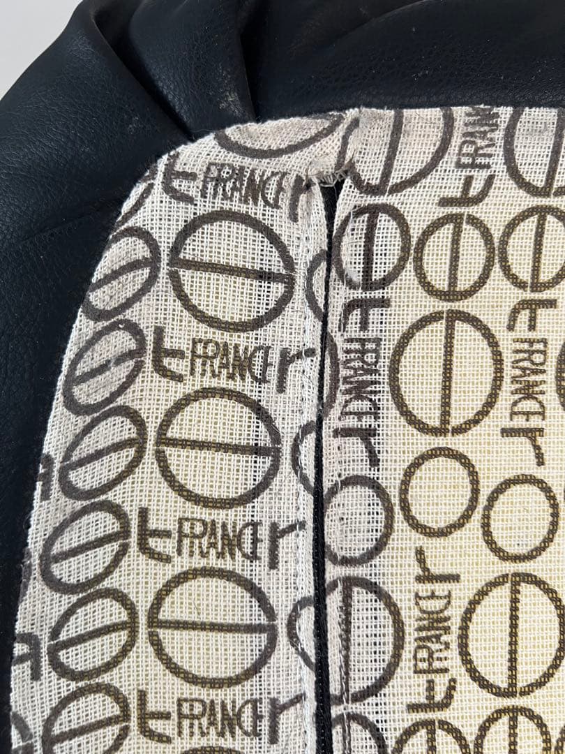 【正規品】リーンロゼ ligne rosetトーゴ　1人掛けソファ　ブラック