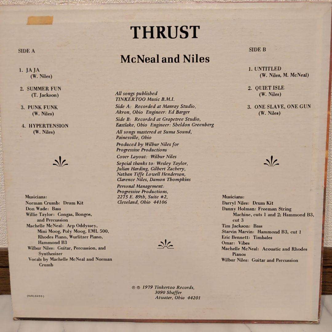 McNeal and Niles THRUST ORIGINAL メガレア盤