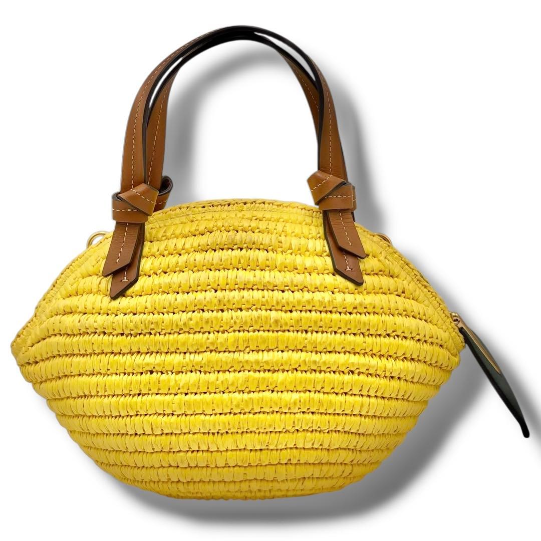 ケイトスペード レモン ドロップ ストロー クロスボディ トートバッグ 3D