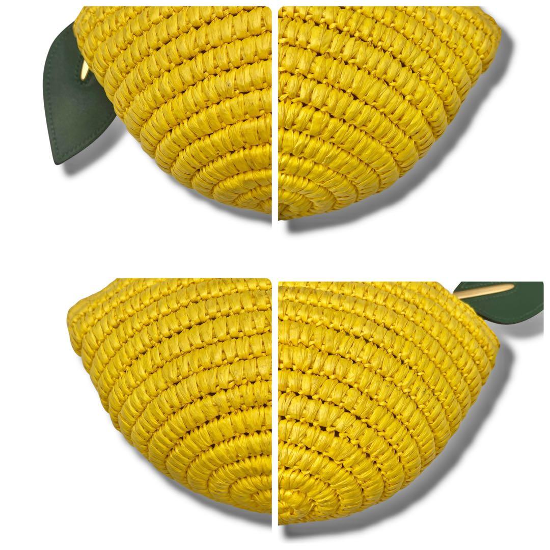 ケイトスペード レモン ドロップ ストロー クロスボディ トートバッグ 3D