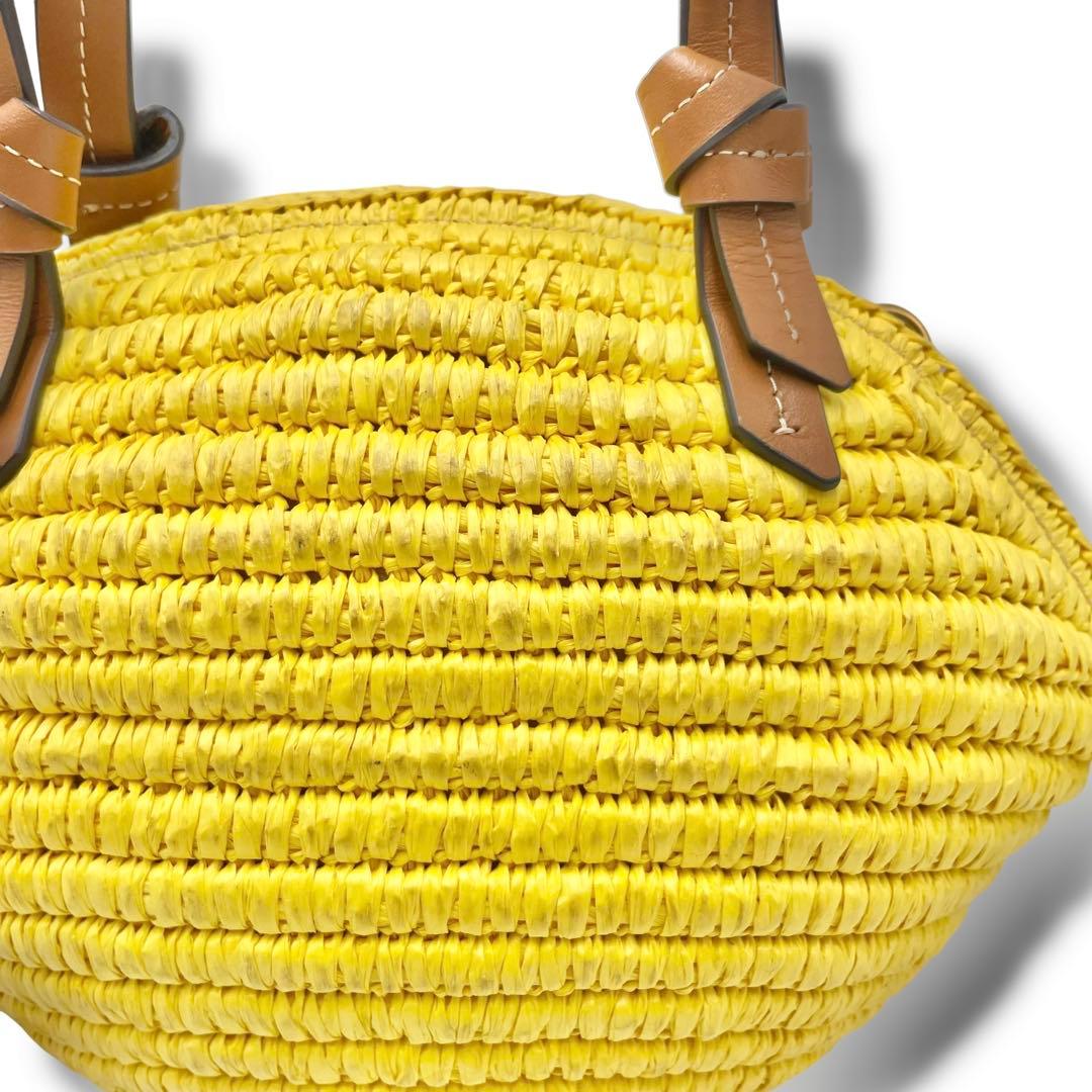 ケイトスペード レモン ドロップ ストロー クロスボディ トートバッグ 3D