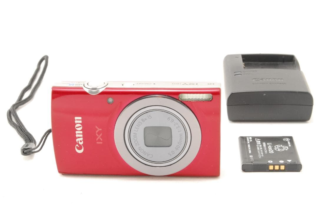 Canon IXY 160 Redコンパクトデジタルカメラ 動作確認済み