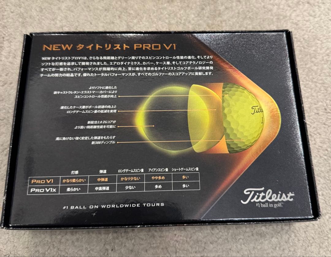 Titleist Pro V1 ゴルフボール 2ダース（24個）