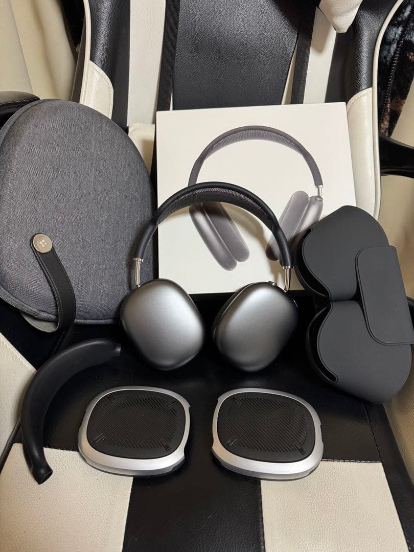 超美品/AirPodsMax/スペースグレイ/アクセサリーセット
