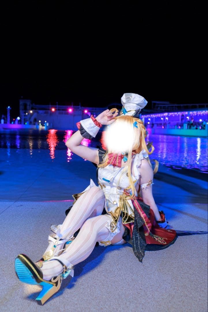 原神　エスコフィエ　コスプレ衣装　フルセット ウィッグ、靴