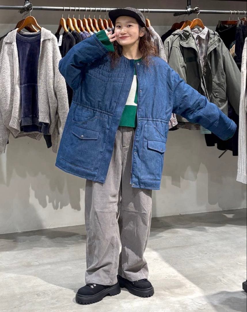 ✳︎新品✳︎ニコアンド［Make stuff'25］メンバー襟トレルワークジャケット