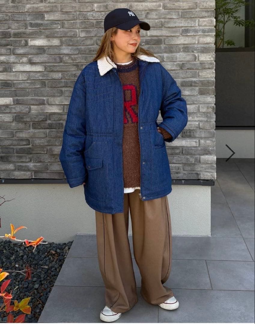 ✳︎新品✳︎ニコアンド［Make stuff'25］メンバー襟トレルワークジャケット